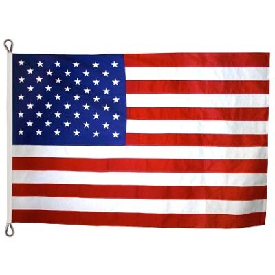 Annin Flagmakers Model 2770 American Flag Tough-Tex The Strongest, Longest Lasting, 12x18 ft, 100% Made in USA with Sewn Stripes, Embroidered Stars and Roped Heading Annin Flagmakers Model 2770 American Flag Tough-Tex The Strongest, Longest Lasting, 12x18 ft, 100% Made in USA with Sewn Stripes, Embroidered Stars and Roped Heading