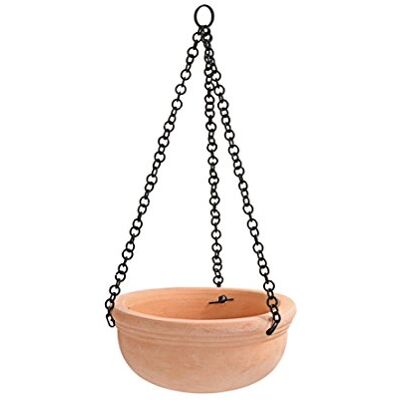 Dehner Hängeampel, Schale rund, Ø 30 cm, Höhe ca. 16 cm, Terrakotta Dehner Hängeampel, Schale rund, Ø 30 cm, Höhe ca. 16 cm, Terrakotta
