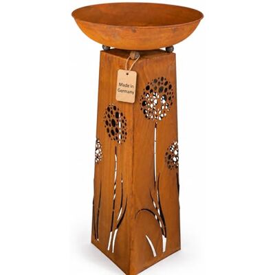Rostikal Edelrost Pflanzsäule mit Schale 118 cm – Cortenstahl Gartendeko mit Pusteblumen-Motiv – Handgefertigter Blumenständer mit Pflanzschale Ø 53 cm für Garten, Terrasse & Eingang Rostikal Edelrost Pflanzsäule mit Schale 118 cm – Cortenstahl Gartendeko mit Pusteblumen-Motiv – Handgefertigter Blumenständer mit Pflanzschale Ø 53 cm für Garten, Terrasse & Eingang