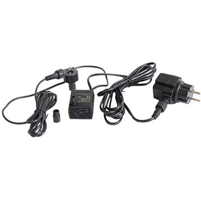 Arnusa Zimmerbrunnenpumpe 250 l/h 2.2W mit LED-Beleuchtung Warm-Weiß Springbrunnenpumpe Wasserspiel Arnusa Zimmerbrunnenpumpe 250 l/h 2.2W mit LED-Beleuchtung Warm-Weiß Springbrunnenpumpe Wasserspiel