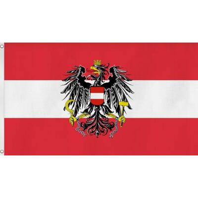 normani XXL Flagge Fahne, genäht in 150 x 250 oder 300 x 500 cm Farbe Österreich Größe 300x500 normani XXL Flagge Fahne, genäht in 150 x 250 oder 300 x 500 cm Farbe Österreich Größe 300x500