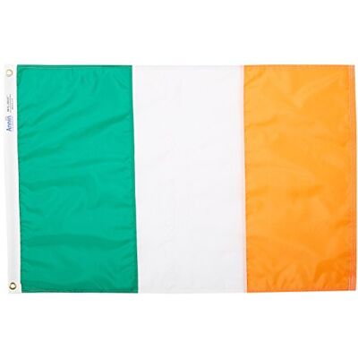 Annin Flagmakers Irland-Flagge, USA, hergestellt nach Offiziellen Vereinten Nationen, Design-Spezifikationen, 6 x 90 cm (Modell 193923) Annin Flagmakers Irland-Flagge, USA, hergestellt nach Offiziellen Vereinten Nationen, Design-Spezifikationen, 6 x 90 cm (Modell 193923)