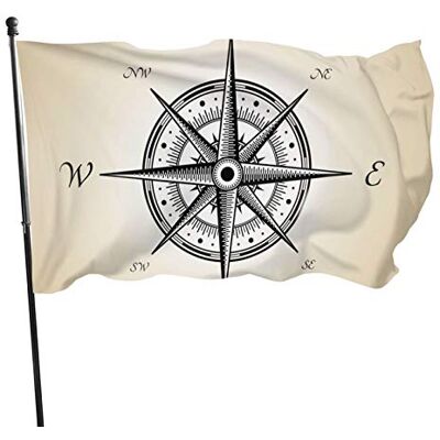 Generic Flagge 150x90cm Outdoor Windward Fahne Lebendiges Farbbanner Gartenflagge Vintage Kompass Dekorative Flagge Polyester Yard Fahne Lustige Große Flagge für Terrasse Rasen Home Decor Generic Flagge 150x90cm Outdoor Windward Fahne Lebendiges Farbbanner Gartenflagge Vintage Kompass Dekorative Flagge Polyester Yard Fahne Lustige Große Flagge für Terrasse Rasen Home Decor