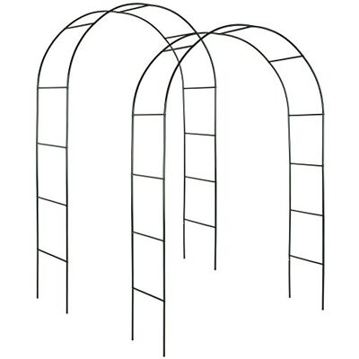 tectake ® 2er-Set Rosenbogen 240x140cm Metall, Wetterfester Rankbogen Kletterhilfe Garten, Gartenbogen, Pflanzenbogen, Kletterbogen, Gartenpergola, Rankhilfe, Pflanzenstütze tectake ® 2er-Set Rosenbogen 240x140cm Metall, Wetterfester Rankbogen Kletterhilfe Garten, Gartenbogen, Pflanzenbogen, Kletterbogen, Gartenpergola, Rankhilfe, Pflanzenstütze
