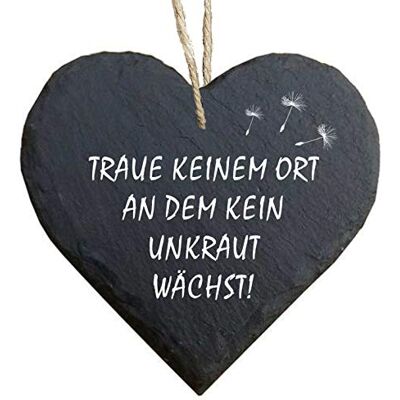Homeyourself Herz Schieferherz Schiefer Schieferschild 10 x 10 cm Traue keinem Ort an dem kein Unkraut wächst schwarz Dekoschild Wandschild Schild Stein Garten Gartenschild Homeyourself Herz Schieferherz Schiefer Schieferschild 10 x 10 cm Traue keinem Ort an dem kein Unkraut wächst schwarz Dekoschild Wandschild Schild Stein Garten Gartenschild