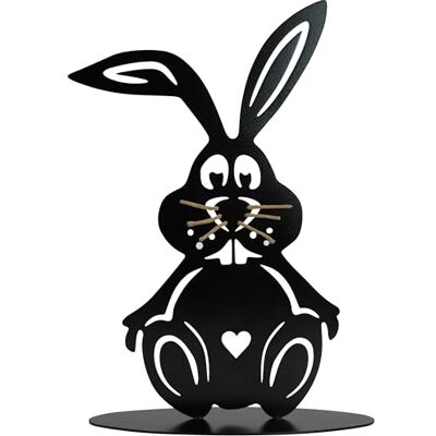 Rostikal Metall Deko schwarz Hase 22x15 cm – Osterdeko & Wetterfeste Frühlingsdeko für Wohnzimmer, Fensterbank & Tisch, Indoor & Outdoor Vintage Deko Rostikal Metall Deko schwarz Hase 22x15 cm – Osterdeko & Wetterfeste Frühlingsdeko für Wohnzimmer, Fensterbank & Tisch, Indoor & Outdoor Vintage Deko