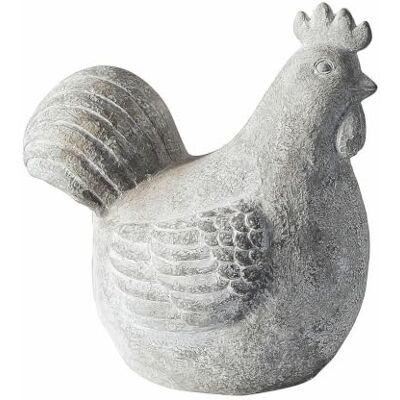 Loberon Deko-Henne Roselique, grau/beige Ostern, Frühling, Huhn, Naturgetreue Steingrau-Optik, Rustikales Landhausflair, Aus Polyresin Loberon Deko-Henne Roselique, grau/beige Ostern, Frühling, Huhn, Naturgetreue Steingrau-Optik, Rustikales Landhausflair, Aus Polyresin