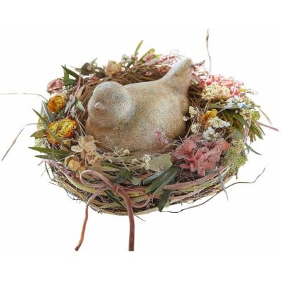 Loberon Deko Figur Nafisah, beige Ostern, Frühling, Vogel, Natürliche Stein-Optik, Warmer Farbton, Auch solo ein Blickfang Loberon Deko Figur Nafisah, beige Ostern, Frühling, Vogel, Natürliche Stein-Optik, Warmer Farbton, Auch solo ein Blickfang