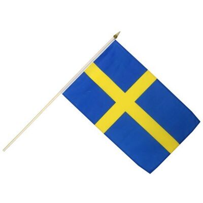 Digni Flaggenfritze Stockflagge Schweden 30 x 45 cm Digni Flaggenfritze Stockflagge Schweden 30 x 45 cm