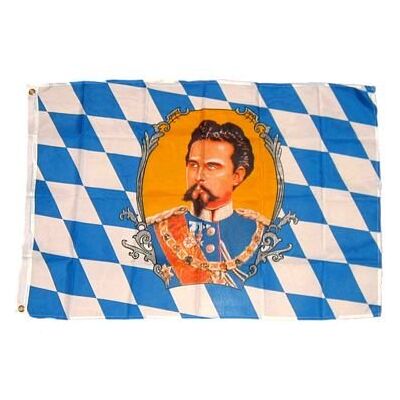 FahnenMax Fahne / Flagge Bayern König Ludwig NEU 90 x 150 cm FahnenMax Fahne / Flagge Bayern König Ludwig NEU 90 x 150 cm