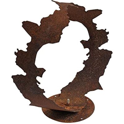 ESTEXO Dekofigur Gartendeko Edelrost Skulptur Gartenskulptur Rost Figur Dekoration Deko 38 cm ESTEXO Dekofigur Gartendeko Edelrost Skulptur Gartenskulptur Rost Figur Dekoration Deko 38 cm