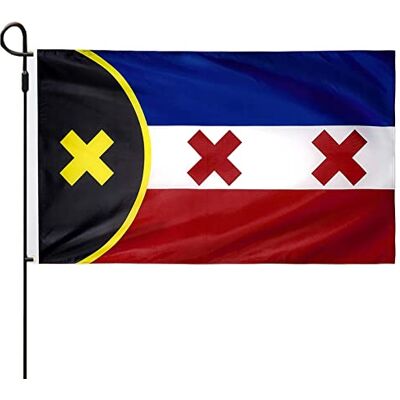 Generic l'Manberg Flagge, Traumdekor für Schlafzimmer, 90 x 150 cm, für drinnen und draußen, dekorativer Garten mit Flagge, klare, lebendige Drucke, Metall Generic l'Manberg Flagge, Traumdekor für Schlafzimmer, 90 x 150 cm, für drinnen und draußen, dekorativer Garten mit Flagge, klare, lebendige Drucke, Metall