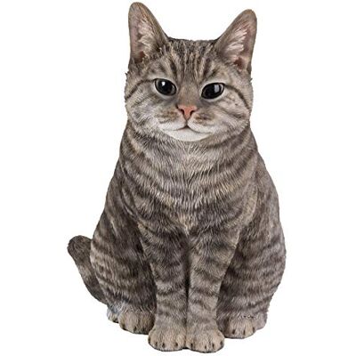 Vivid Arts Lebensechte sitzende getigerte Katze Vivid Arts Lebensechte sitzende getigerte Katze