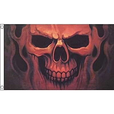 AZ FLAG Flagge Totenkopf Geist 150x90 cm Piraten Fahne 100% Polyester mit Messing-Ösen 110g AZ FLAG Flagge Totenkopf Geist 150x90 cm Piraten Fahne 100% Polyester mit Messing-Ösen 110g