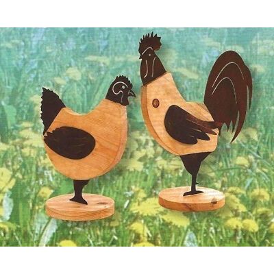 Rostikal Edelrost Hahn Metall Holz Mix Wohndeko Gartendeko Rost Gockel Rostikal Edelrost Hahn Metall Holz Mix Wohndeko Gartendeko Rost Gockel