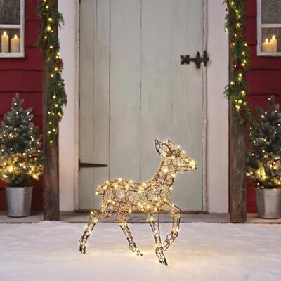 Lights4fun Studley-Rattan-Kitz mit 110 LEDs Weihnachtsbeleuchtung Dekoration Weihnachten Solarbetrieben & mit Timer wetterfest für Garten außen Höhe 60 cm Lights4fun Studley-Rattan-Kitz mit 110 LEDs Weihnachtsbeleuchtung Dekoration Weihnachten Solarbetrieben & mit Timer wetterfest für Garten außen Höhe 60 cm