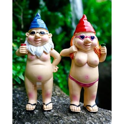 Yomisee Gartenzwerge für Außen, Gartendeko für Draußen 2er Pack, lustig Gartenfiguren Gnom Zwerg, Geschenk für Haus Balkon Wohnzimmer Rasen Office Deko Yomisee Gartenzwerge für Außen, Gartendeko für Draußen 2er Pack, lustig Gartenfiguren Gnom Zwerg, Geschenk für Haus Balkon Wohnzimmer Rasen Office Deko