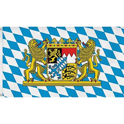 normani XXL Deutschlandfahne Flagge 300 x 500 cm mit Messingösen Farbe Bayern normani XXL Deutschlandfahne Flagge 300 x 500 cm mit Messingösen Farbe Bayern