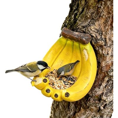 Generic Bananenförmiges Vogelfutterhaus aus Kunstharz – dekorativ für Außenbereich Robuster, wetterfester Vogelfutterspender aus Kunstharz mit offenem Tablett zum Aufhängen für Wildvögel auf Terrasse Generic Bananenförmiges Vogelfutterhaus aus Kunstharz – dekorativ für Außenbereich Robuster, wetterfester Vogelfutterspender aus Kunstharz mit offenem Tablett zum Aufhängen für Wildvögel auf Terrasse