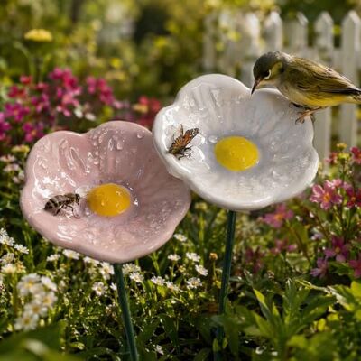 Generic Handgefertigter Metall-Blumen-Gartenstecker für Vogelbad, Keramik-Bienenbad Deko-Schale fürs Zuhause: stilvolle Metall-Blumenornamente für Garten, Terrasse & Außenbereich – ideal als Vogelbad Generic Handgefertigter Metall-Blumen-Gartenstecker für Vogelbad, Keramik-Bienenbad Deko-Schale fürs Zuhause: stilvolle Metall-Blumenornamente für Garten, Terrasse & Außenbereich – ideal als Vogelbad