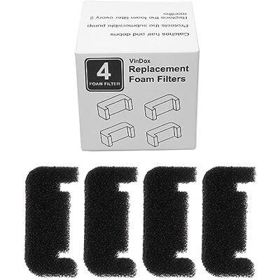 Bbajszx Vorfilter für Haustierbrunnen mit offener Pumpwickelform Offene Pump Wrap Form, Auffangen von Haaren und Schmutz vor dem Eintritt in die Pumpe, waschbarer Filter Bbajszx Vorfilter für Haustierbrunnen mit offener Pumpwickelform Offene Pump Wrap Form, Auffangen von Haaren und Schmutz vor dem Eintritt in die Pumpe, waschbarer Filter