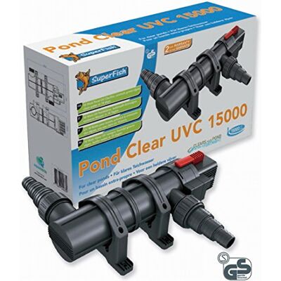 Superfish 661135/2922 Pondclear Teich UVC 18 Watt für 15000 L Superfish 661135/2922 Pondclear Teich UVC 18 Watt für 15000 L