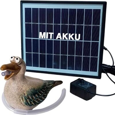Storm Wasserspeier mit Akku Solarpumpe Möwe für Teiche Miniteiche Keramik Tierfigur mit Akku-Pumpe Maritime Deko für Garten und Balkon, Solarbrunnen Storm Wasserspeier mit Akku Solarpumpe Möwe für Teiche Miniteiche Keramik Tierfigur mit Akku-Pumpe Maritime Deko für Garten und Balkon, Solarbrunnen
