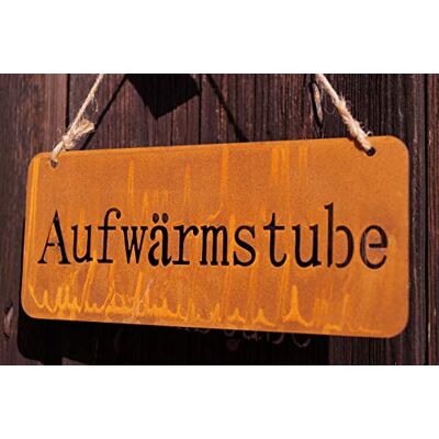 Rostalgie Rostoptik Schild zur Wahl 18 x 8 cm Lieblingsplatz/Kuschelecke/Aufwärmstube (Metall, Aufwärmstube) Rostalgie Rostoptik Schild zur Wahl 18 x 8 cm Lieblingsplatz/Kuschelecke/Aufwärmstube (Metall, Aufwärmstube)