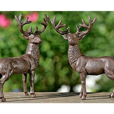 Unbekannt Hirschfigur, Dekofigur, Gartenfigur, 1 Stück, sortierte Ausführungen Unbekannt Hirschfigur, Dekofigur, Gartenfigur, 1 Stück, sortierte Ausführungen