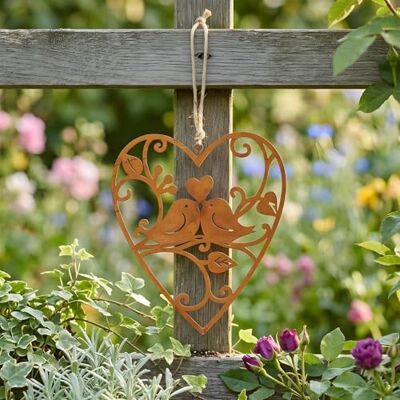 levandeo Schild Herz 10x12cm Gartendeko Vogel Liebe Türschild Edelrost Wandbild Rostdeko Deko Rost Gartenschild Geschenkidee levandeo Schild Herz 10x12cm Gartendeko Vogel Liebe Türschild Edelrost Wandbild Rostdeko Deko Rost Gartenschild Geschenkidee