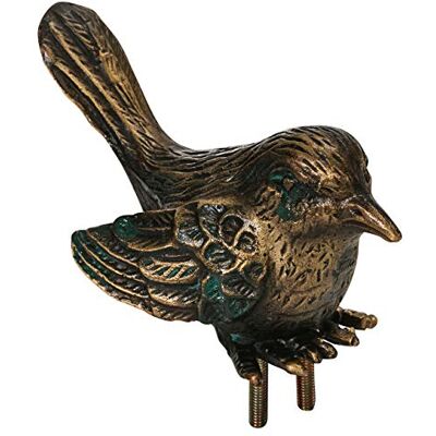 Dehner Vogelfigur für Vogeltränke, frostbeständig, 5 x 10 x 4 cm, Bronze Dehner Vogelfigur für Vogeltränke, frostbeständig, 5 x 10 x 4 cm, Bronze