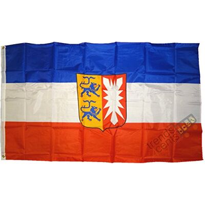 trends4cents Top Qualität Flagge Schleswig-Holstein MIT Wappen Fahne, 90 x 150 cm, EXTREM REIßFEST, Keine BILLIG-CHINAWARE, Stoffgewicht ca. 100 g/m², sehr robust trends4cents Top Qualität Flagge Schleswig-Holstein MIT Wappen Fahne, 90 x 150 cm, EXTREM REIßFEST, Keine BILLIG-CHINAWARE, Stoffgewicht ca. 100 g/m², sehr robust