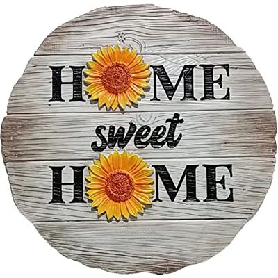 Spoontiques Sonnenblumen-Trittstein – dekorativer Gartenstein für Hof, Terrasse, Garten oder Gehweg – Outdoor- oder Innendekoration Spoontiques Sonnenblumen-Trittstein – dekorativer Gartenstein für Hof, Terrasse, Garten oder Gehweg – Outdoor- oder Innendekoration