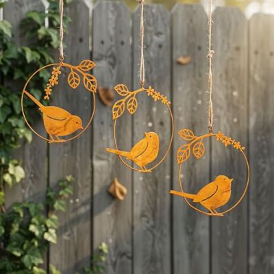 levandeo 3er Set Dekoanhänger Vogel Metall Edelrost 11cm Rostige Gartendeko Fensterschmuck Rostdeko Gartenschild levandeo 3er Set Dekoanhänger Vogel Metall Edelrost 11cm Rostige Gartendeko Fensterschmuck Rostdeko Gartenschild