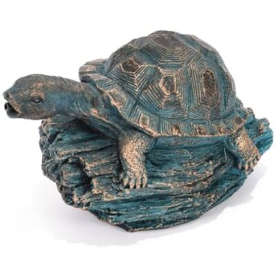 Esotec Wasserspeier Wasserspiel Schildkröte Marlis, Einzelfigur 100770 Wasserspeier Garten aus Polyresin, Altkupfer-Optik , Quellstein aus Polyresin, 2 Schläuche 10 + 13mm, H18cm, ohne Pumpe Esotec Wasserspeier Wasserspiel Schildkröte Marlis, Einzelfigur 100770 Wasserspeier Garten aus Polyresin, Altkupfer-Optik , Quellstein aus Polyresin, 2 Schläuche 10 + 13mm, H18cm, ohne Pumpe