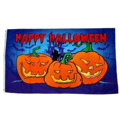 FahnenMax Fahne Flaggen HAPPY HALLOWEEN 150x90cm FahnenMax Fahne Flaggen HAPPY HALLOWEEN 150x90cm