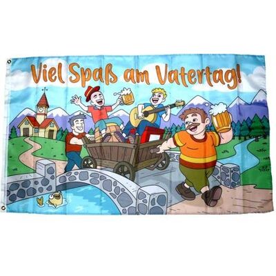 FahnenMax Fahne/Flagge Viel Spass am Vatertag 90 x 150 cm FahnenMax Fahne/Flagge Viel Spass am Vatertag 90 x 150 cm