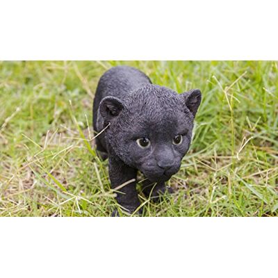 HI-LINE RUNADI Hi- Line Gift 87696-B Statue Panther Cub, Schwarz HI-LINE RUNADI Hi- Line Gift 87696-B Statue Panther Cub, Schwarz