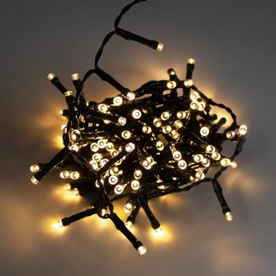 Spetebo Außen Lichterkette warm weiß mit Timer 160 LED / 4 m Weihnachtslichterkette mit 8 Funktionen Batterie betrieben Garten Weihnachten Advent Winter Deko Beleuchtung wasserdicht Spetebo Außen Lichterkette warm weiß mit Timer 160 LED / 4 m Weihnachtslichterkette mit 8 Funktionen Batterie betrieben Garten Weihnachten Advent Winter Deko Beleuchtung wasserdicht