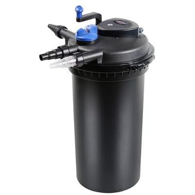 AquaOne CPF 15000 Bio Druckteichfilter 30000l Teichfilter Bachlauf inkl.18 Watt UVC Klärer Druckfilter Bachlauf UVC Lampe Klar AquaOne CPF 15000 Bio Druckteichfilter 30000l Teichfilter Bachlauf inkl.18 Watt UVC Klärer Druckfilter Bachlauf UVC Lampe Klar