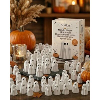 Generic Ghost Flippen Mini-Figuren mit Stinkefinger Geist mit Stinkefinger 10/30/50-tlg. Halloween-Minigeister Deko-Figuren Geschenk Ghost Flipping Middle Finger Mini Figures Generic Ghost Flippen Mini-Figuren mit Stinkefinger Geist mit Stinkefinger 10/30/50-tlg. Halloween-Minigeister Deko-Figuren Geschenk Ghost Flipping Middle Finger Mini Figures