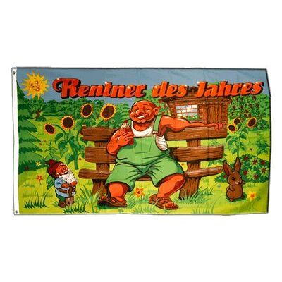 Digni Flagge Rentner des Jahres 90 x 150 cm Digni Flagge Rentner des Jahres 90 x 150 cm