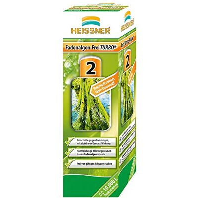 Unbekannt Heissner TZ 733-00 Fadenalgen-Frei Turbo 1000ml für 20000L saubere klares Wasser Unbekannt Heissner TZ 733-00 Fadenalgen-Frei Turbo 1000ml für 20000L saubere klares Wasser
