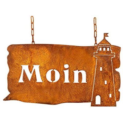 Manufaktur Lichtbogen Rost Gartenschild Moin Edelrost Hängeschild Manufaktur Lichtbogen Rost Gartenschild Moin Edelrost Hängeschild