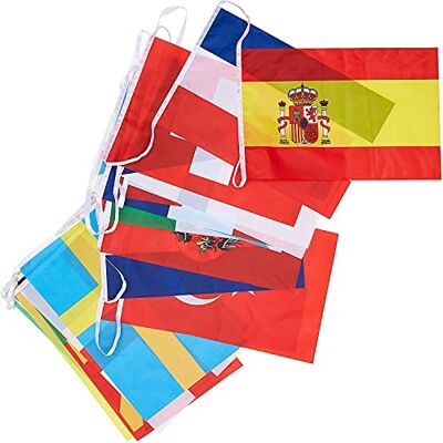 AZ FLAG 24 Euro 2021 Fußballfahne, Polyester, 15 x 10 cm AZ FLAG 24 Euro 2021 Fußballfahne, Polyester, 15 x 10 cm