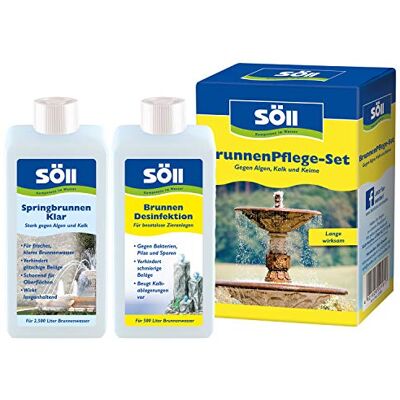Söll Brunnen Pflege-Set – Gegen Algen, Kalk und Keime in Brunnen Söll Brunnen Pflege-Set – Gegen Algen, Kalk und Keime in Brunnen