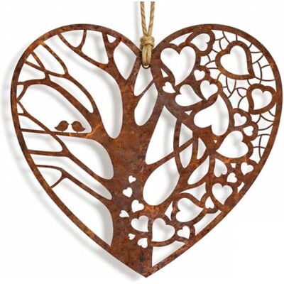 MANOPRANA Gartendeko Rost HerzföRmige Verzierung(30cm) Rostiges Gartenschild FüR Garten Fenster TüR Und Wanddekoration(A) MANOPRANA Gartendeko Rost HerzföRmige Verzierung(30cm) Rostiges Gartenschild FüR Garten Fenster TüR Und Wanddekoration(A)