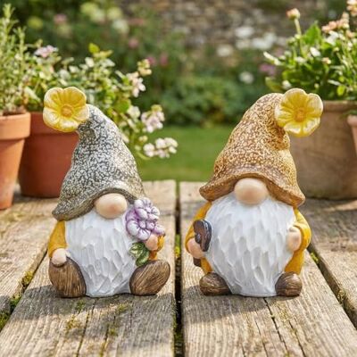 levandeo 2er Set Deko Figuren Wichtel H20cm Gartenzwerg Kunstharz Gartendeko Tischdeko Aufsteller Wohndeko Zwerg levandeo 2er Set Deko Figuren Wichtel H20cm Gartenzwerg Kunstharz Gartendeko Tischdeko Aufsteller Wohndeko Zwerg