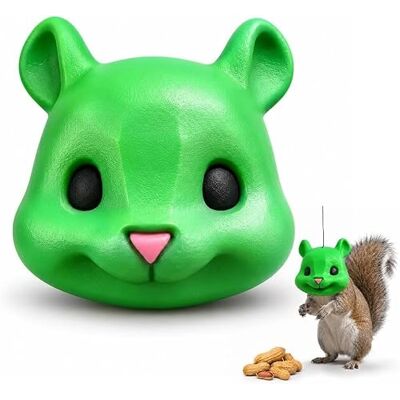 Generic Großer Eichhörnchen-Futterspender mit Kopf Hängender Futterspender Lustiger Tierkopf-Erdnussspender für Eichhörnchen Hängender Futtertrog für den Garten perfekt für Terrasse Patio Deko Generic Großer Eichhörnchen-Futterspender mit Kopf Hängender Futterspender Lustiger Tierkopf-Erdnussspender für Eichhörnchen Hängender Futtertrog für den Garten perfekt für Terrasse Patio Deko
