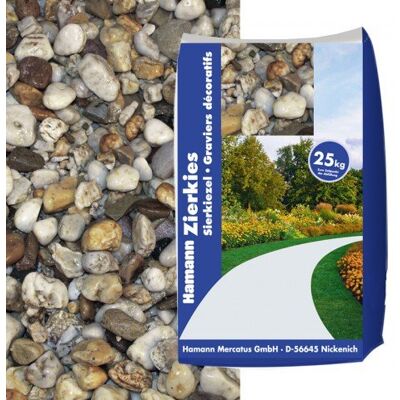 Hamann Mercatus GmbH Hamann Quarzkies 2-5 mm 25 kg Mit Zierkies und Gartenkies können Sie Ihren Garten indiviuell gestalten Hamann Mercatus GmbH Hamann Quarzkies 2-5 mm 25 kg Mit Zierkies und Gartenkies können Sie Ihren Garten indiviuell gestalten